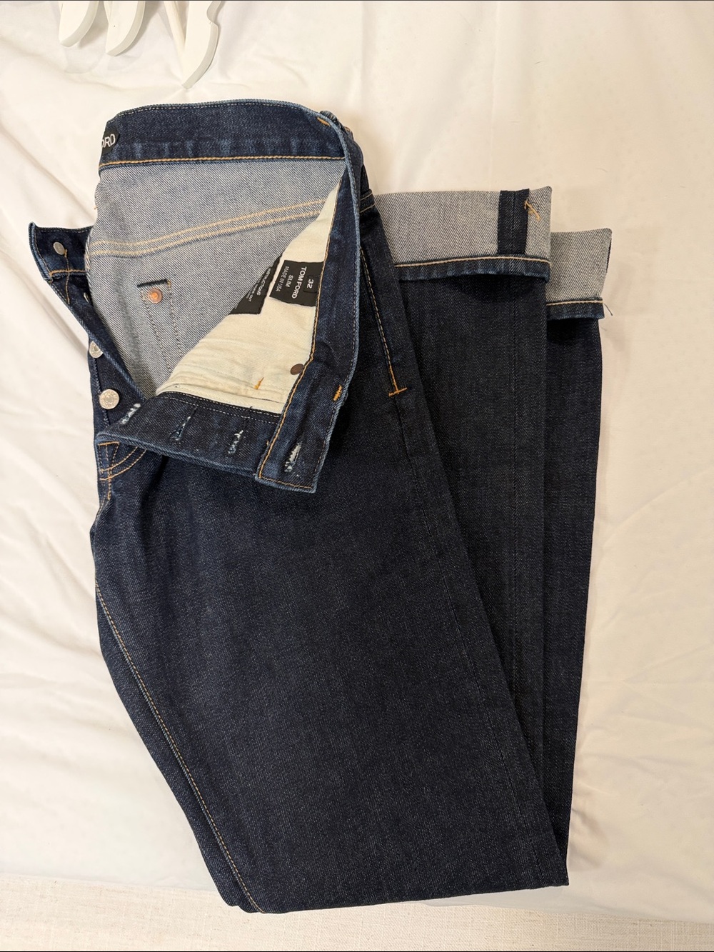 Tom Ford Dark Indigo Slim Straight Jeans